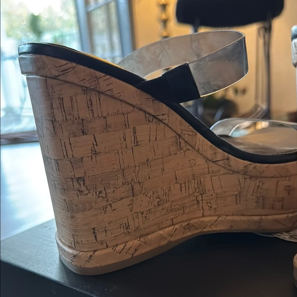 Nine West Women's Rapps Platform Wedge Sandal Sz 8M‼️ NWOT No Box